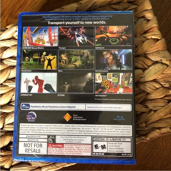 PS4 PlayStation VR demo dish 3 video game - Picture 2 of 2